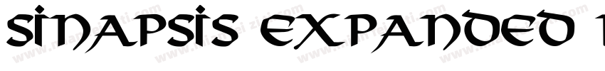 Sinapsis Expanded Bo字体转换